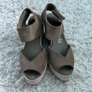 Pedro Garcia Wedge Platform Sandals